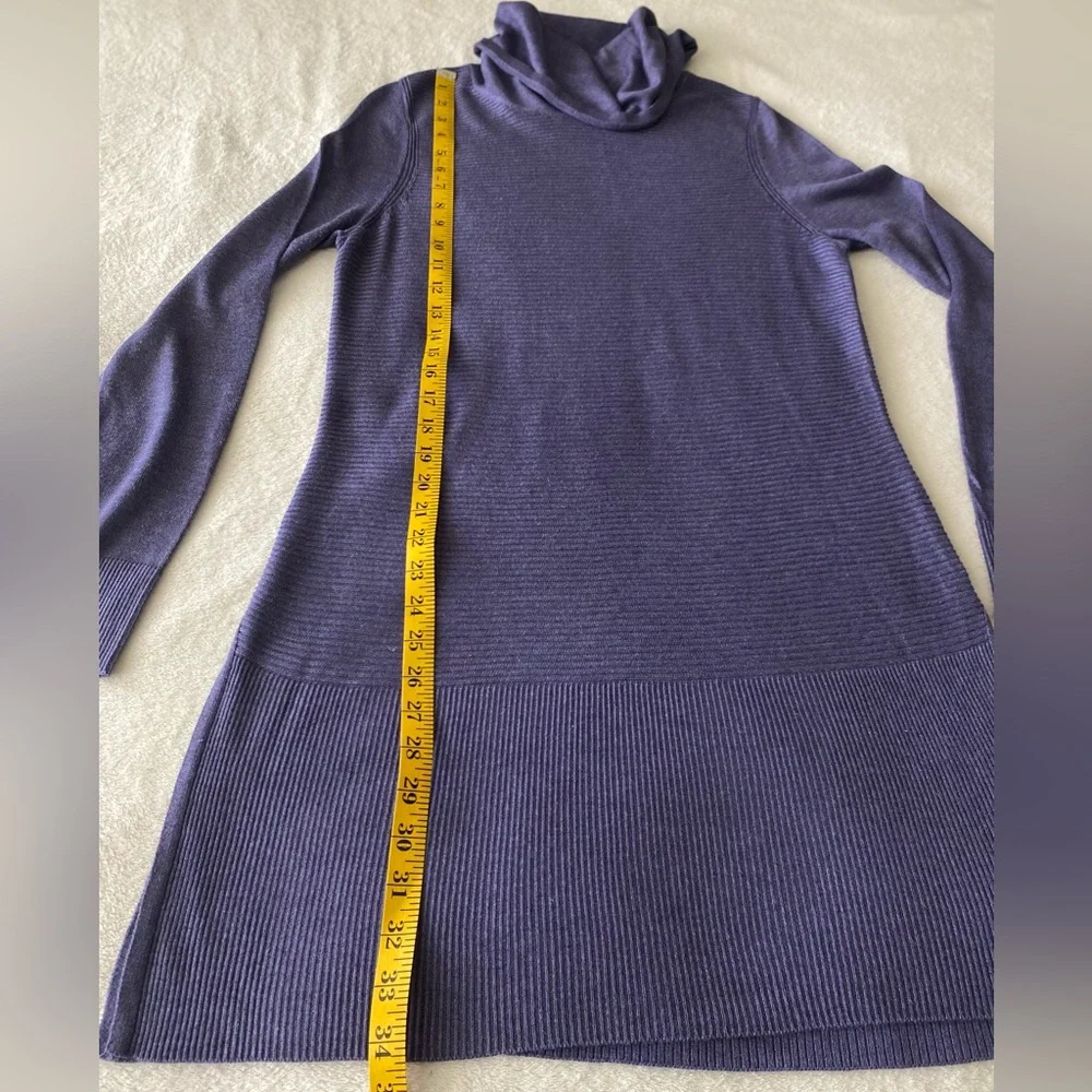 Adrienne Vittadini Women's Cowl Neck Long Sleeve Rib Knit Tunic Sweater - Picture 12 of 14